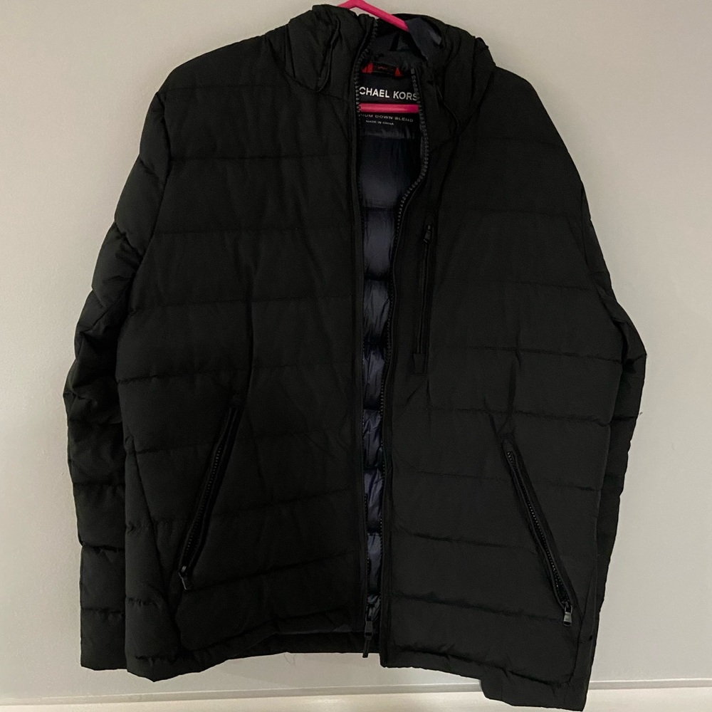 Michael Kors black puffer jacket NEW with tags